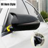 For LHD Benz E GLC S C Class W205 W213 X253 W222 W238 ABS Car Rearview Side Mirror Cover Wing Cap Door Trim Adhesive Sticker