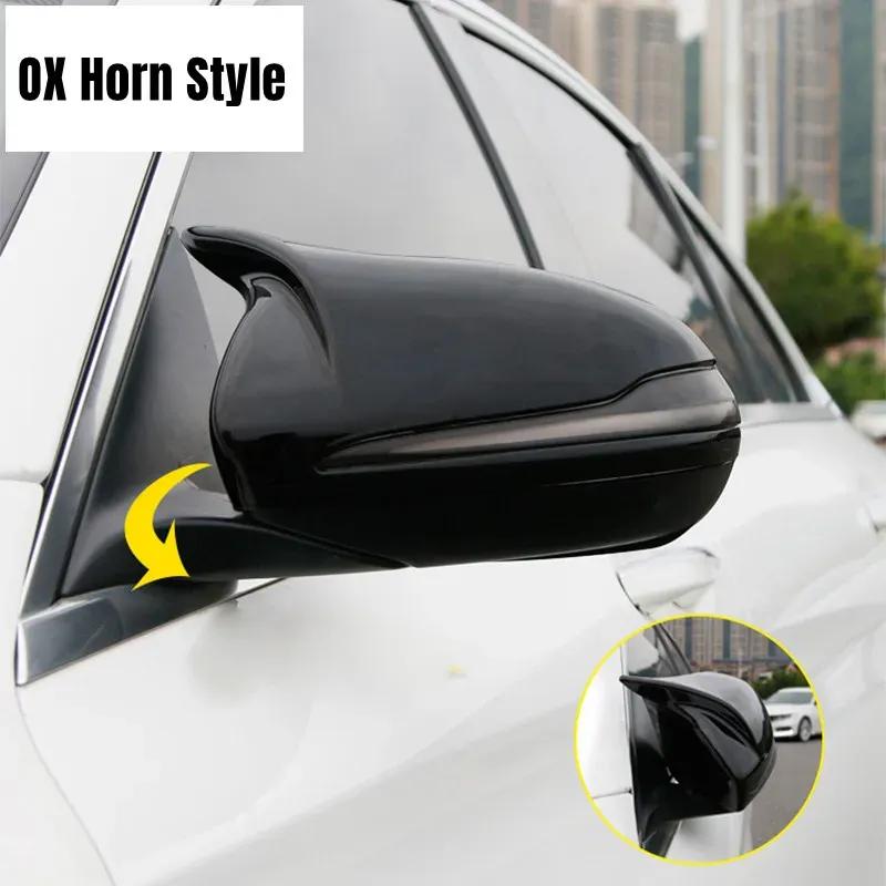 For LHD Benz E GLC S C Class W205 W213 X253 W222 W238 ABS Car Rearview Side Mirror Cover Wing Cap Door Trim Adhesive Sticker