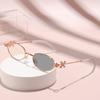 New Trendy Oval Frame Diamond Photochromic Myopia Glasses Fashion Anti Blue Light High-definition Ultra Light Near Sight Glasses