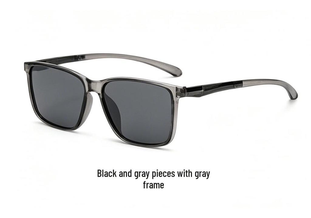 Unisex Polarized Square Sunglasses - UV Protection for Cycling & Driving