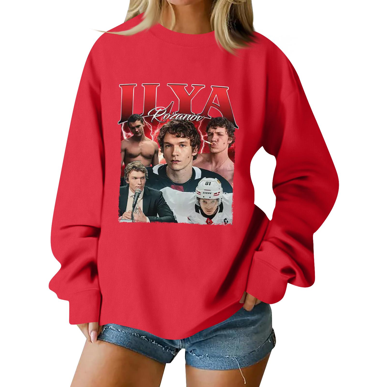 Christmas T-Shirts And Sweatshirts Women S Sweatshirts Long-Sleeved Pullover Sweatshirts Women S Long-Sleeved Tops XL красный 1790₽