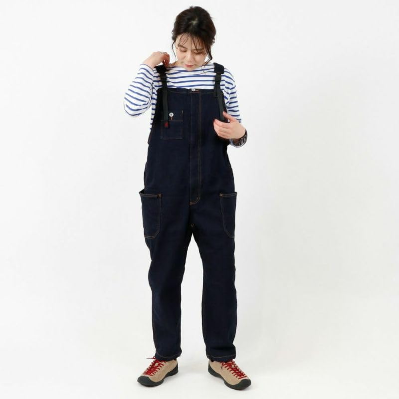Gramicci Women's WS DENIM GARDEN SALOPETTE Overalls, Onewash, Size S (GUP3F1064)