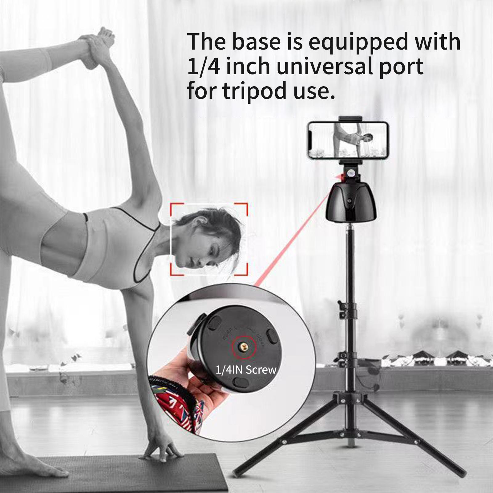 

Держатель для отслеживания объектов на 360 градусов. Палка для селфи. Вращение на 360 градусов. Автоматическое отслеживание объектов по лицу. Отпустите руки.