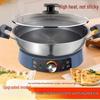 Multifunctional Non-stick Electric Griddle & Frying Pan: Deep Large Capacity for Stir-fry, Steam, Bake - Hot Sale