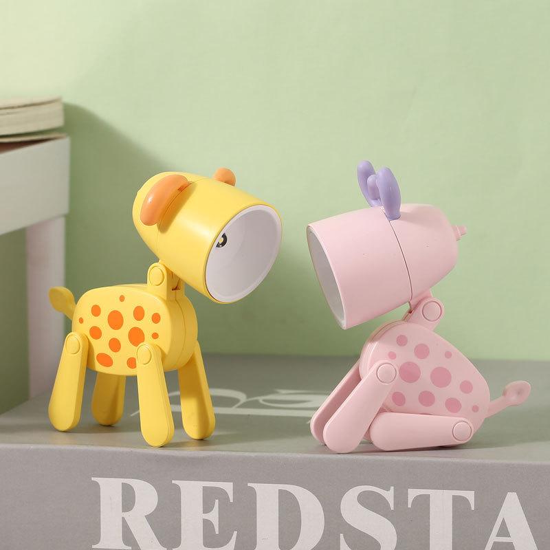 New Spotted Dog Mini Night Light, Desk Lamp, DIY Creative Gift, Cute Cartoon Ornament