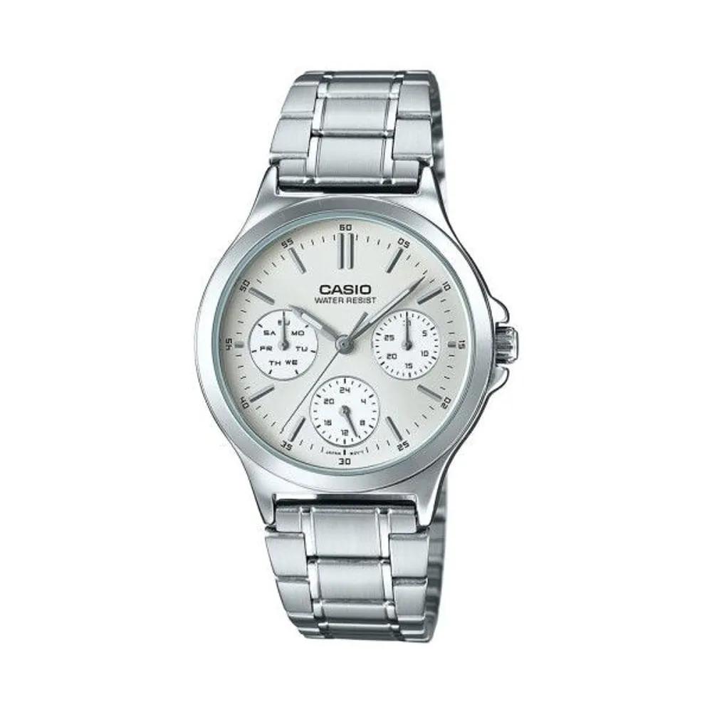 [Cio] LTP-V300D-7A Multi-Hand Analog Women s Metal Watch