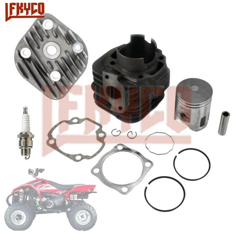 Motorrad 52mm Motorteile Zylinderkit Set 90CC Motor für Polaris Predator Scrambler Sportsman 90 YAMAHA JOG90 XH90 Motoblock