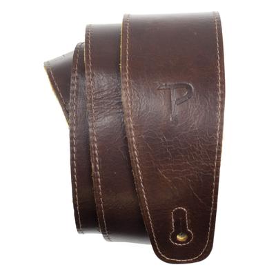 Leathers Guitar Strap Adjustable For Guitar Made In Canada Chocolate Perri’s Ltd. - - - Acoustic/Bass/Electric - (AFR25-6875) -