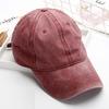 Retro Washed Baseball Cap - Suitable for Both Men and Women. Single- Soft Top. Adjustable Outdoor Casual Hat.