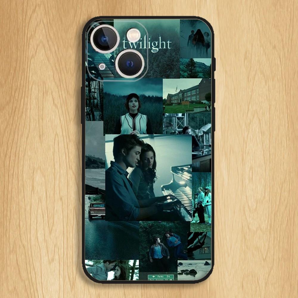 Twilight TV Series Phone Case For iPhone15,14,13,12,11,Pro,Max,Plus,Mini,X,XS,XR,8,7,6,S,Plus,SE Soft Black Case