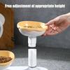 Pet Feeding Bowl Set Tilt Neck Guard Height Adjustable 2 in 1 Cat Dog Food Bowl Drinking Basin Pet Feeding Supplies