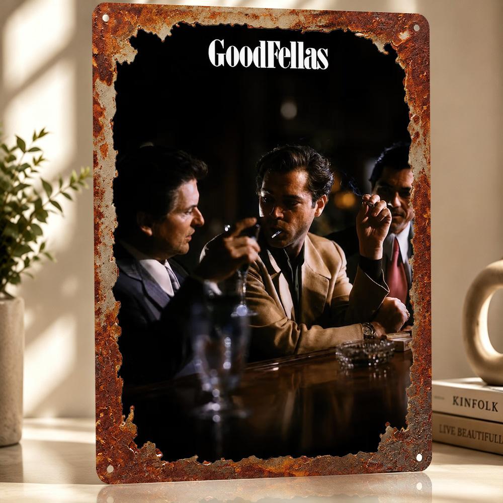 Goodfellas Movie Metal Poster Perfect Gift for Fans Lovers Personalized Wall Art Metal Sign for Decoration Room Decor Luxury