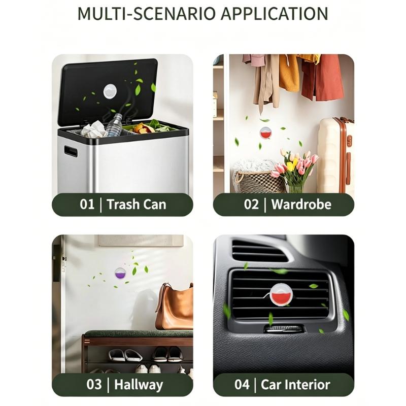 Trash Can Adhesive Air Freshener Discs for Bedroom Office Gym Bathroom Odor Neutralizer