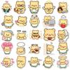 50 Cute Kawaii Butter Bear Stickers for Journals, Stationery, Water Bottles, and More
