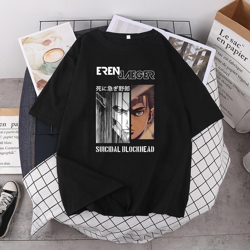 Hot Anime Final Season Attack On Titan T-shirt Women Men Kawaii Summer Casual Loose O-Neck Short Sleeve Tops Harajuku T-shirt