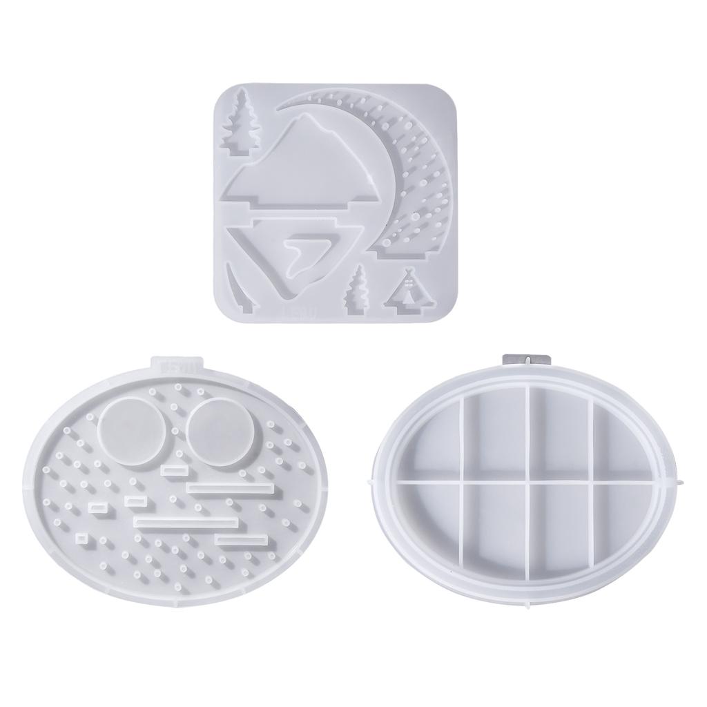 Moon Shape Candle Holder Resin Mould, Candle Plaster Drip Mould, Moon Resin Mould, Epoxy Resin Mould, Atmosphere Scene Mould