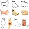 Cookie Cutters Fun Bunny Egg and Chick Shapes Stainless Steel Baking Tools for Holiday Cookies Pastry and Fondant Decorations