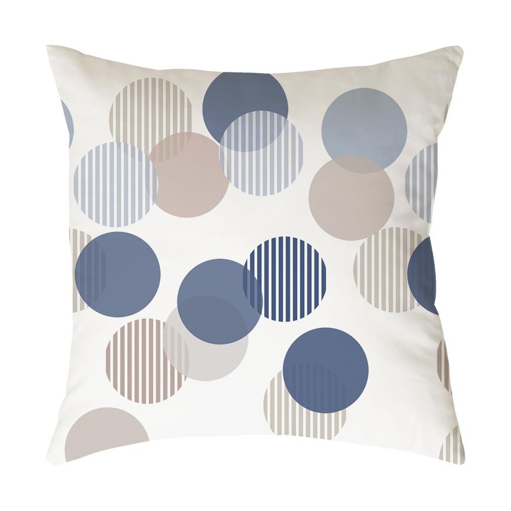 Kissen Leinen Kurzplüsch Zuhause Einfach Nordischer Stil Geometrischer Kissenbezug Sofakissen Kissenbezug