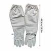 Long Sleeve Protective Sleeves Canvas Bee Gloves New Beekeeper Gloves  for Beekeeping Apiculture