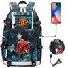 Cristiano Ronaldo Print Backpack Youth Student School Bag Unisex Casual Travel Backpack