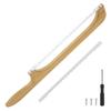 Coupe-Pain Archet Acier Inoxydable Coupe-Pain au Levain avec Manche en Bois Coupe-Bagel Dentelé Outil Coupe-Pain Remplaçable