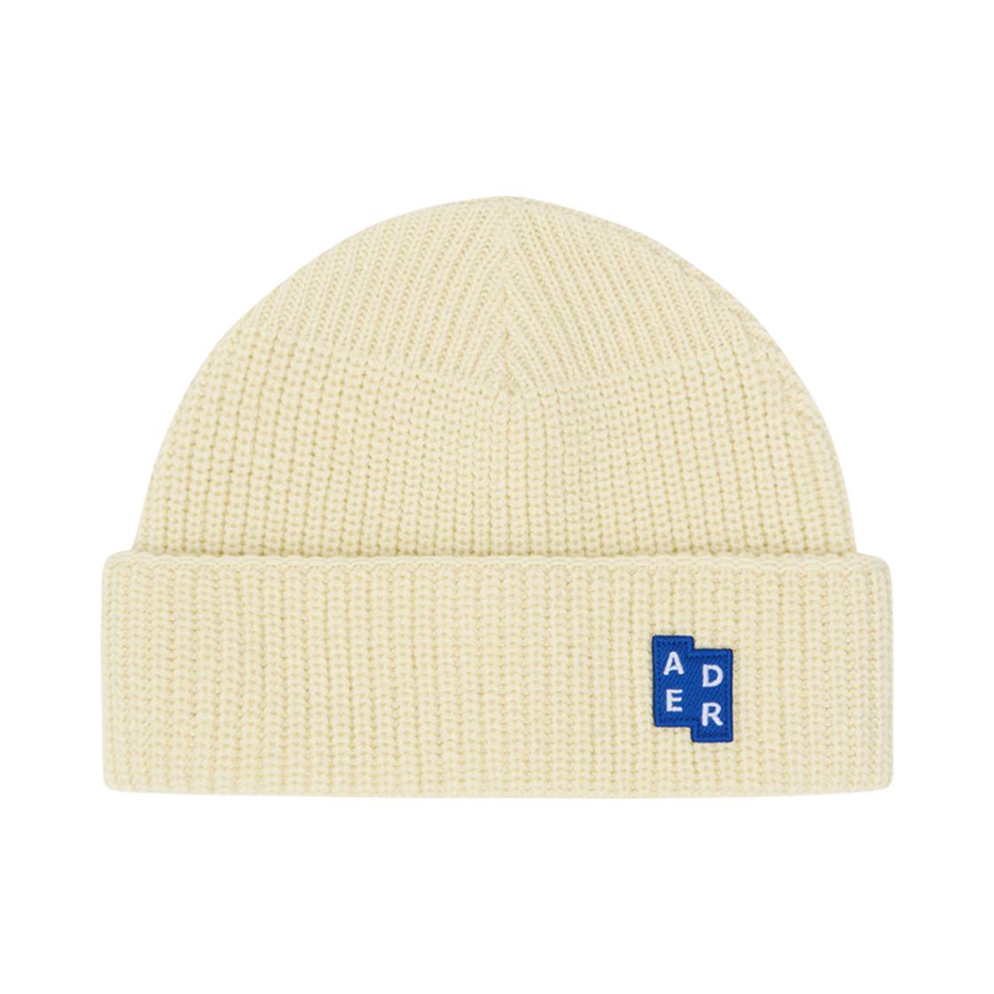 ADERERROR Sig; TRS Tag Beanie 01 Off White ONE SIZE