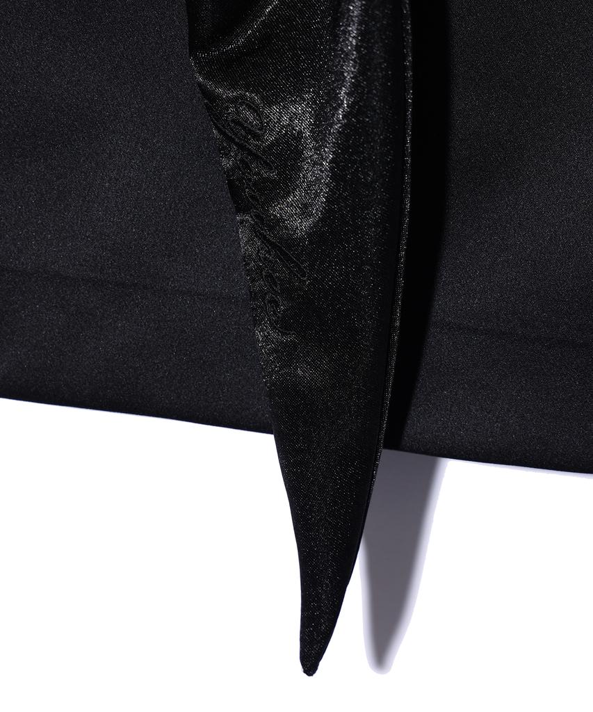 YOUHEE Trimming Ribbon Mini Skirt Black