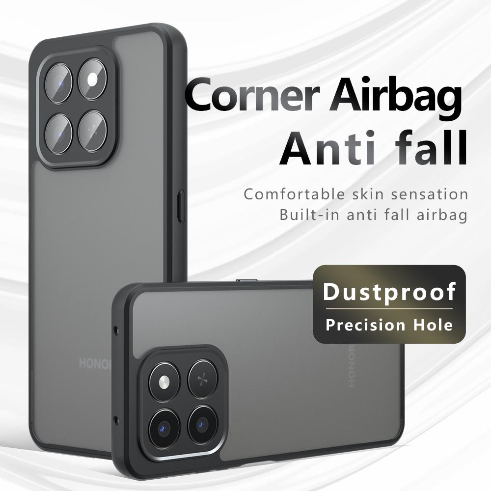 Cover for Honor 400 Smart for Honor X7D Case Matte Translucent & Clear Transparent Ultra Thin Funda Capa