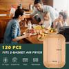 Air Fryer Papper Engångs Kök Bakning Airfryer Mat Oljesäker Non-Stick Mikrovågsugn Grillunderlägg Bakpapper Foder