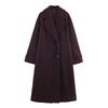Womens Winter Loose Wool Blend Coat Casual Street Style Oversized Trench Jacket With Pocket