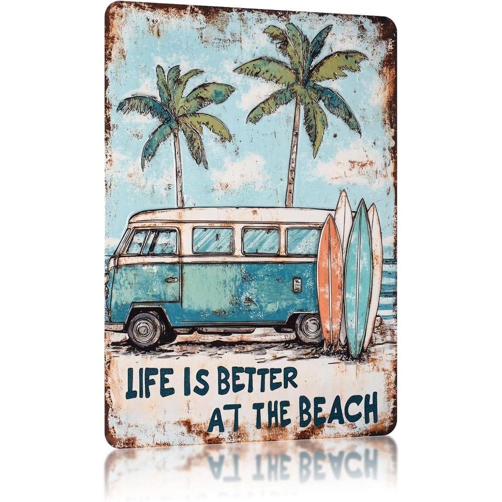 Vintage Antique Style Logo Metal Tin Sign Retro Wall Poster