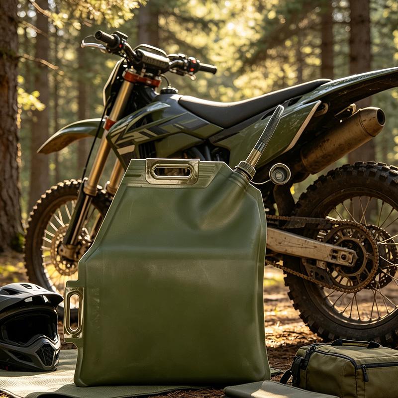 Outdoor soft oil bag 5L gasoline bag Diesel bag 10L 20L 30L Oil delivery conduit Foldable Suitable for off-road motorcycle ATV Car