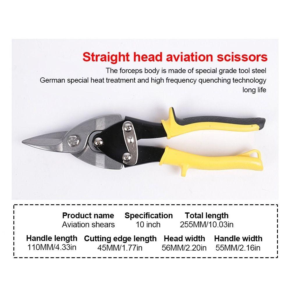 Multi-functional Metal Sheet Shear Anti Slip Handle Wire Cutters  Electrician Tools