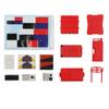 Accessoire de décoration de simulation en plastique Boîte à pêche Armoire à outils pour voiture RC 1/10