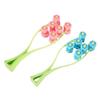 Flower Shape Facial Massage Roller Double Clips V Face Lifting Tool Portable Jaw Massager for Skin Tightening and Sculpting