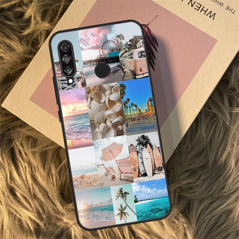 Beach Vibes For Huawei Nova 9 10 SE 3i 7i 8i 11i 12i Y60 Y61 Y70 Y72 Y73 Y90 Y91 P20 P30 P40 Lite Case