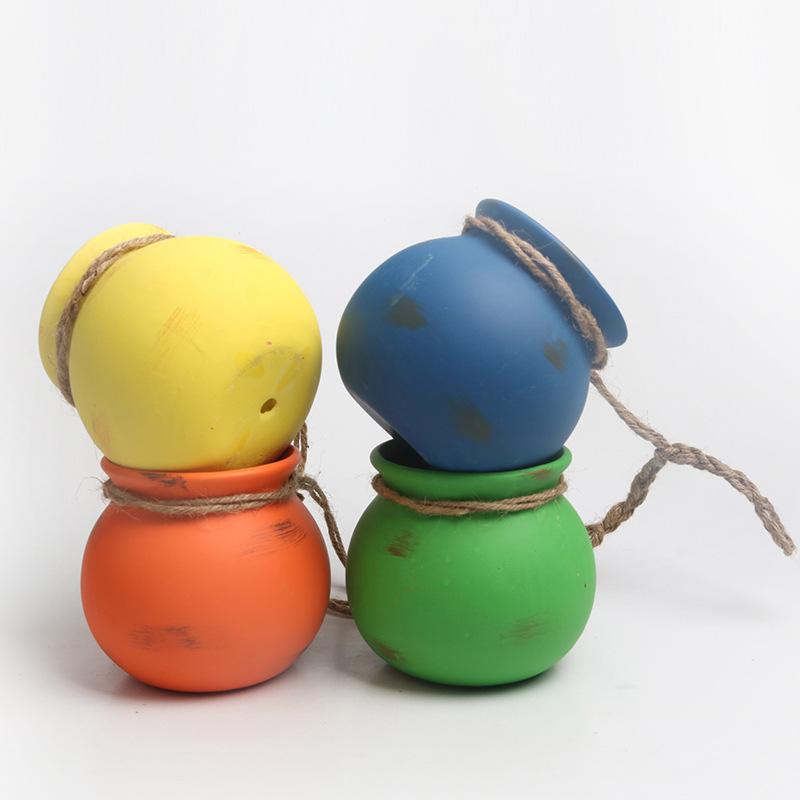 Creative Succulent Flower Pot Ceramic Flower Hanging Pot Flower Ornament for Hanging Succulent Pot Hanging Planter