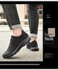 Men's Genuine Leather Low-Top Hiking Shoes - Spring/Autumn Casual Large Size Cowhide Sneakers