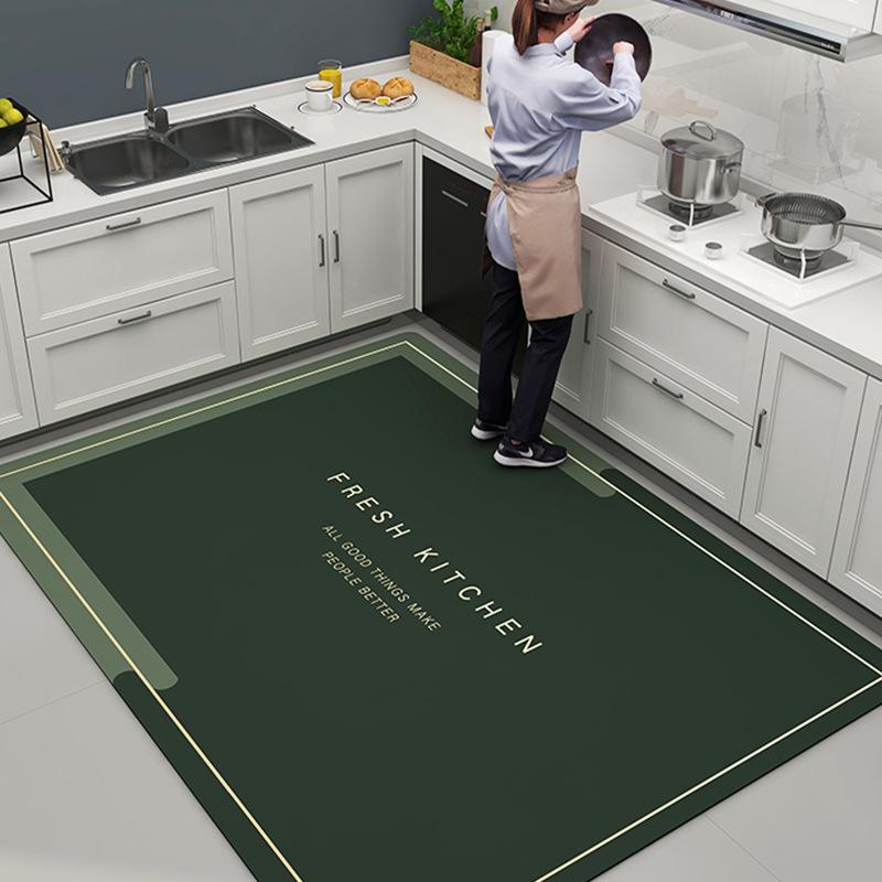 Alfombrilla de suelo de lodo de diatomeas Tienda completa Alfombrilla de suelo para el hogar Cocina Absorción de agua Aceite Antideslizante Restaurante Alfombrilla de suelo Lodo de diatomeas