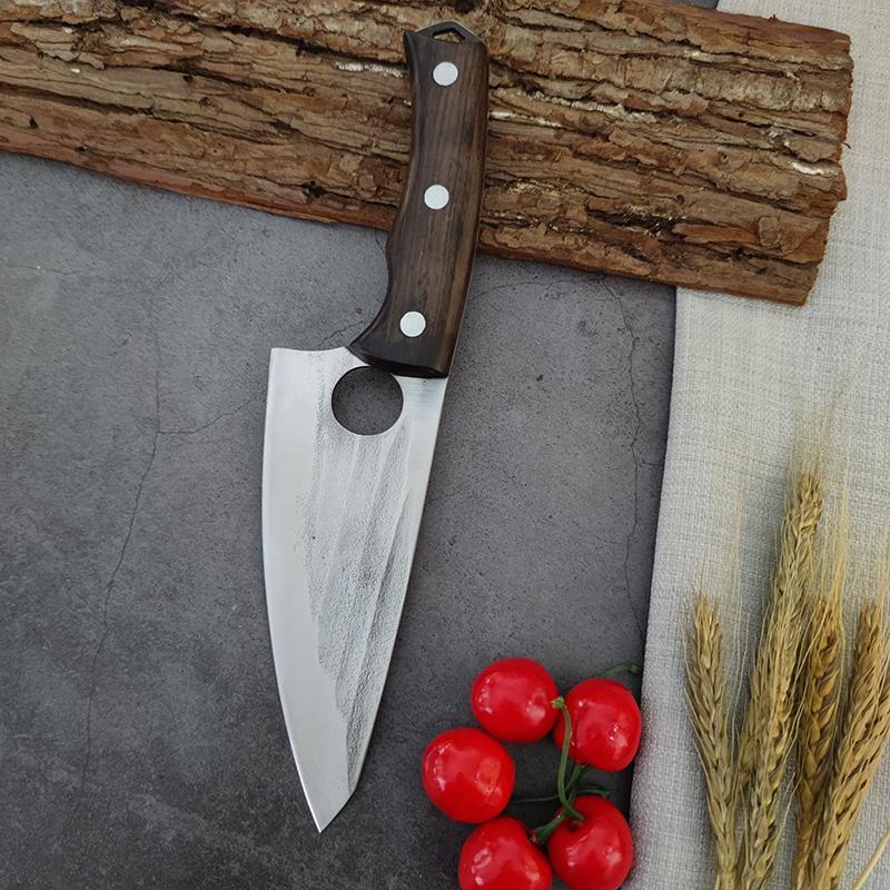 Handmade Forged Kitchen Knife Meat Chopping Cleaver Stainless Steel Chef Knives Boning Fish Butcher Knife