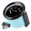 Universal Oil Pressure Gauge 12V 07kg cm 52mm Dia Car Instrument W Sensor White LED Light