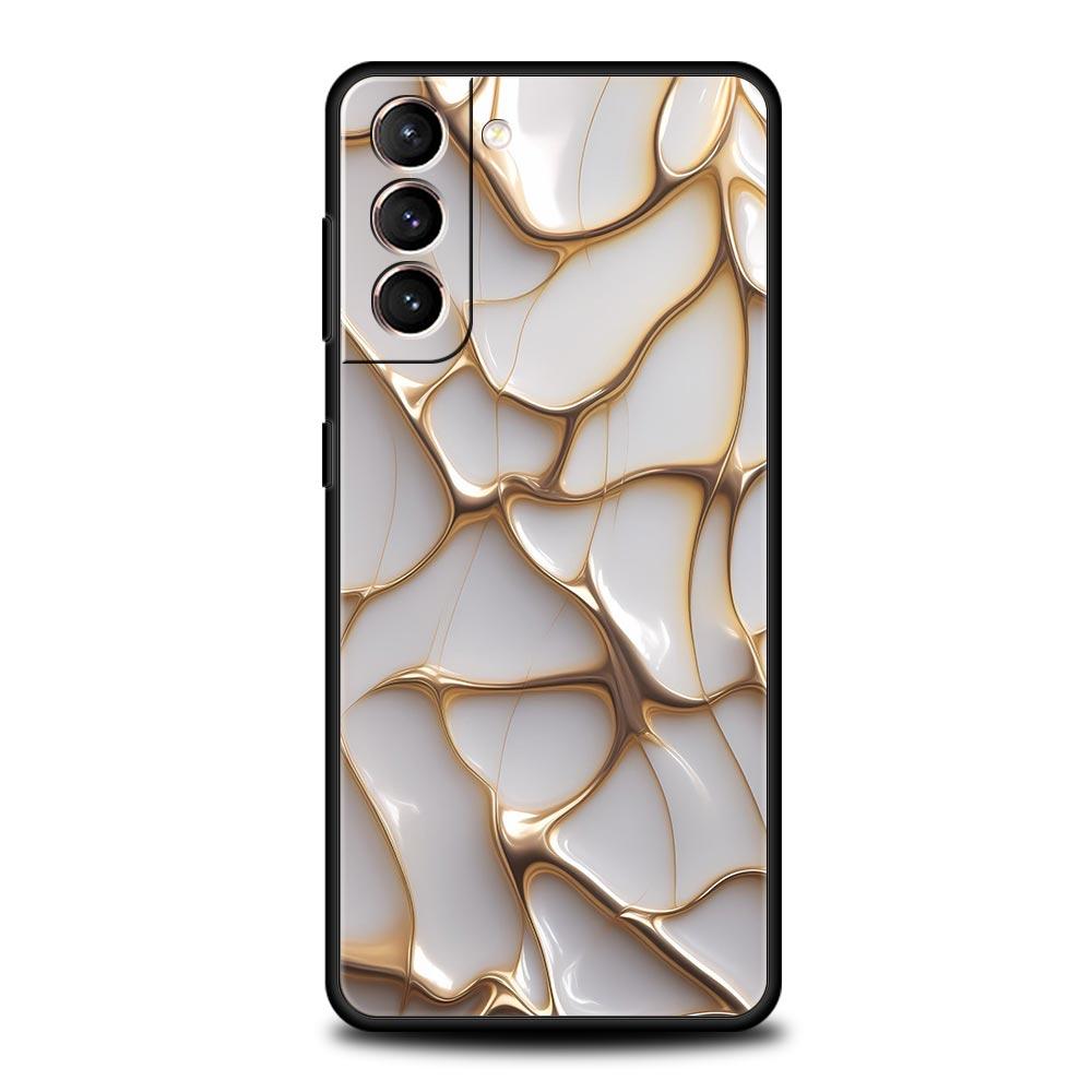 Folds Texture Phone Case Cover for Samsung Galaxy S26 S25 S24 S23 S22 S20 S21 FE Ultra S25 Edge Plus 5G Soft TPU Shell Funda Bag
