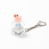 Animal Keyboard Fidget Keychain Finger Button Clicker Decompression Toy With Colorful Lights