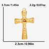 6pcs Real Gold Plated Sun Moon Star Charm Cross Stainless Steel Charms For Jewelry Making Supplies Flower Heart Handmade Pendant