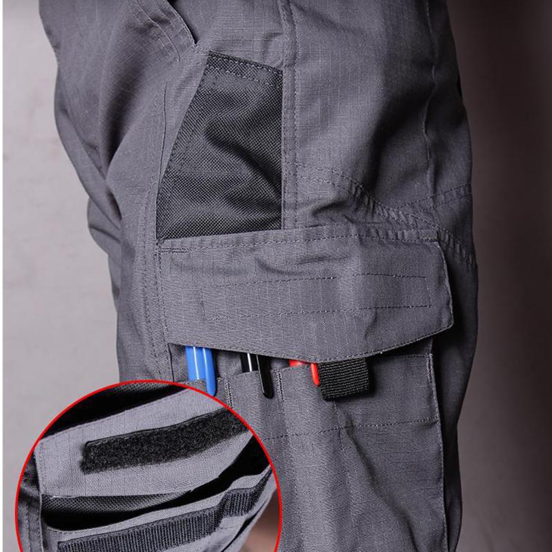 Waterproof Sets Men Wear Resistant Training Suit Outdoor Pocket Uniform Camping Tracksuit