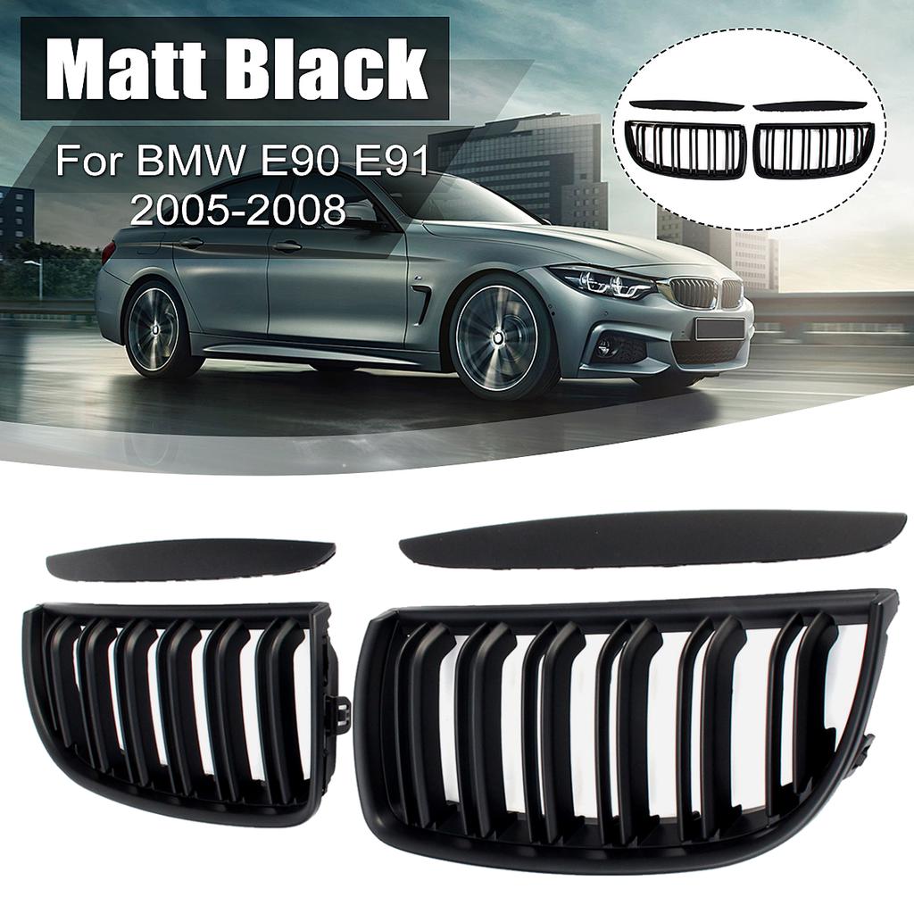 BMW X5 E53 99-03 Paire M Performance noir brillant Rein Grilles Calandre Grills
