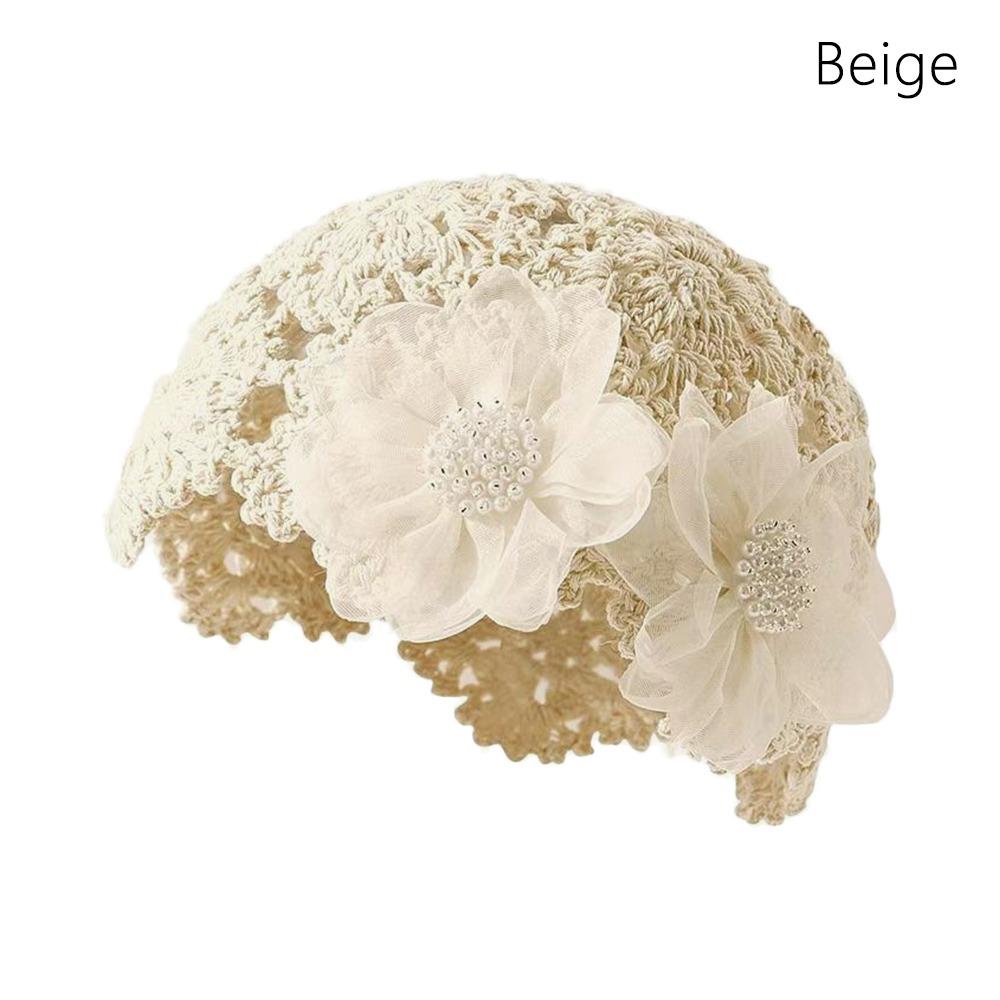 

Выдолбленная шапка Skullies, ручная работа, рыболовная шапка, повседневная модная вязаная шапка для женщин бежевый