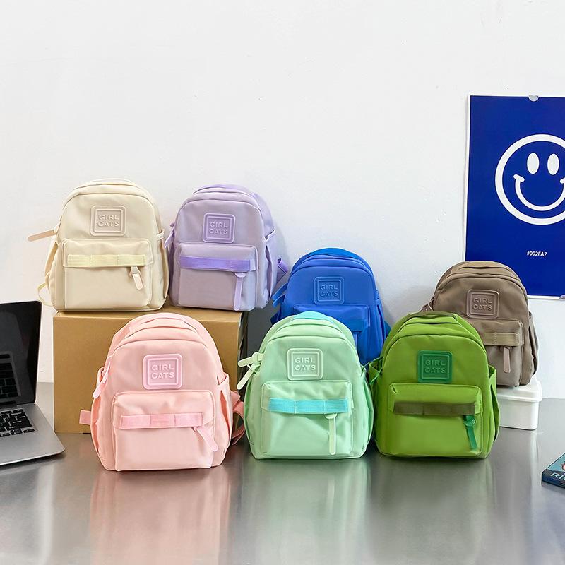 Mini Zaino per Bambini - Carina Borsa a Spalla Doppia per Ragazzi e Ragazze - Semplice Zainetto per Scuola Materna