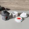 House Shape Silicone Tealight Stand Mould For Epoxy Resin Candle Tealight Holder Decoration Multipurpose Silicone Molds