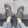 Zapatos deportivos grises para hombre, primavera Otoño, todo fósforo, tendencia informal, zapatos viejos, zapatos para correr para hombre, zapatos deportivos de malla